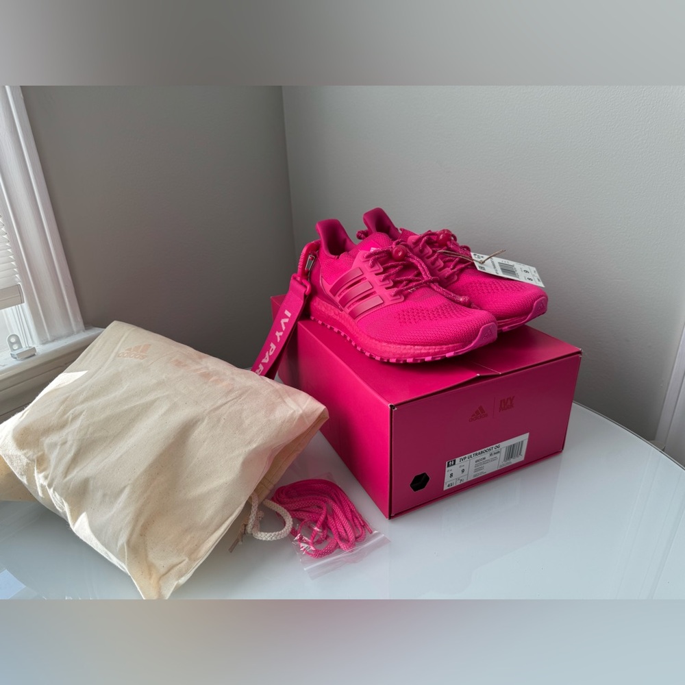 Ivy Park Adidas Hot Pink Womens Sneakers New In Box Size 8